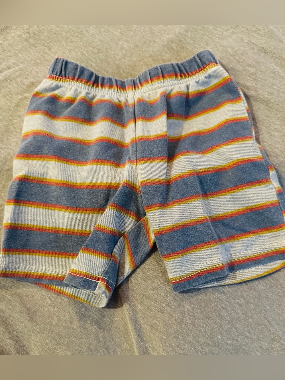 Two Pairs of Carters Boy 3T Shorts - Striped & Black